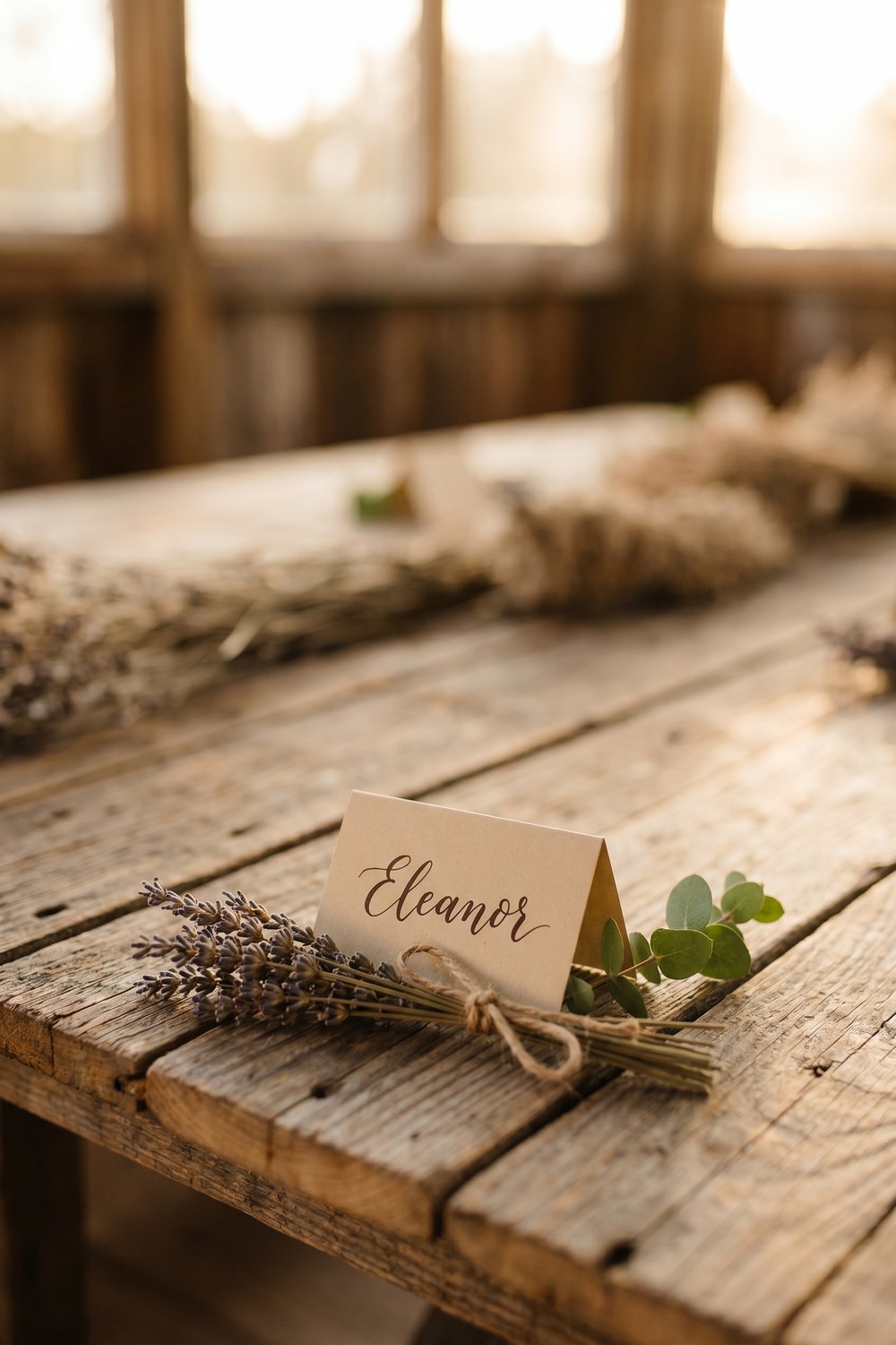 DIY wedding place cards in 90 minutes