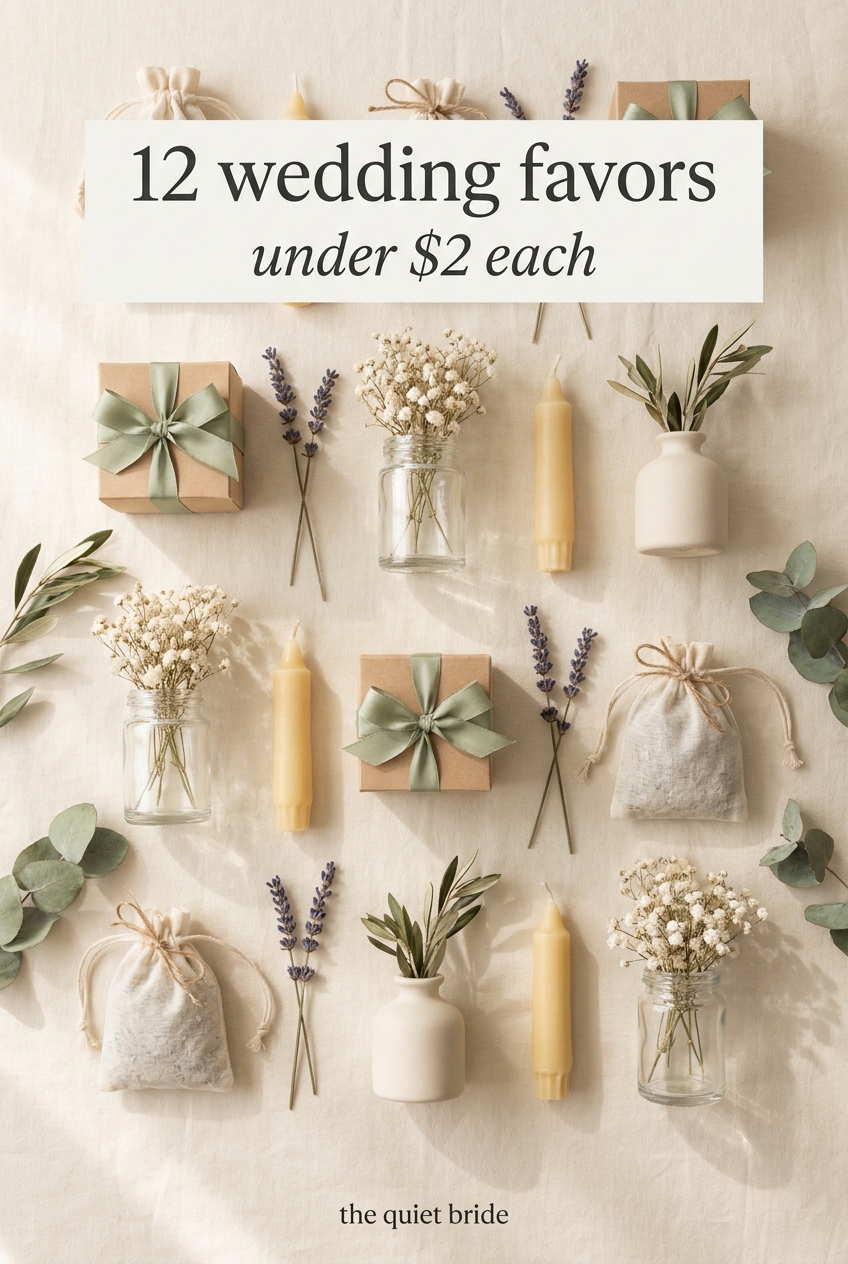 12 DIY wedding favor ideas in a soft Cool Blue and cream palette